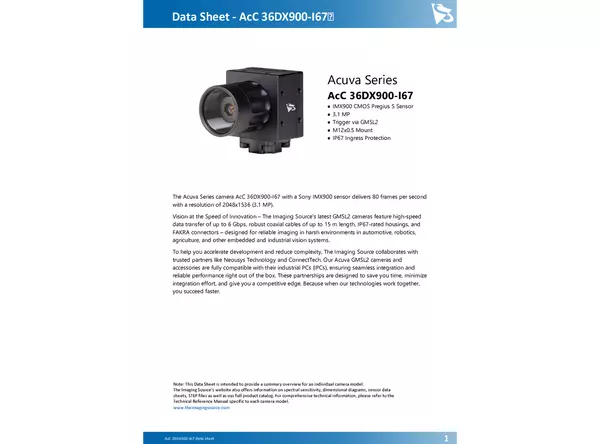 AcC 36DX900-I67 Data Sheet