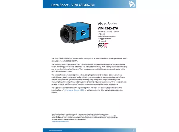 ViM 43GX676 Data Sheet