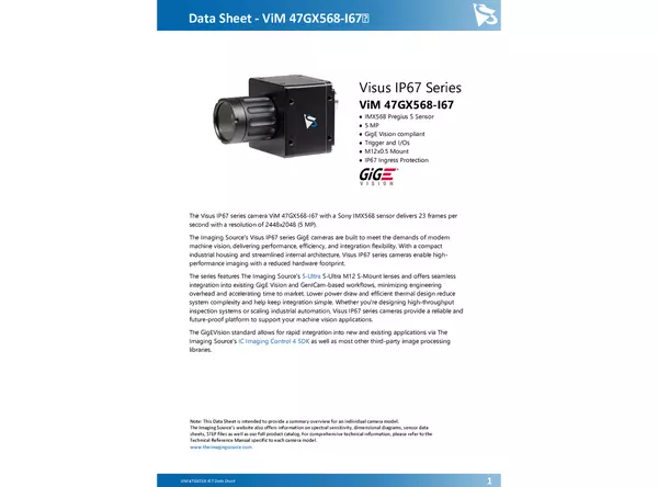 ViM 47GX568-I67 Data Sheet