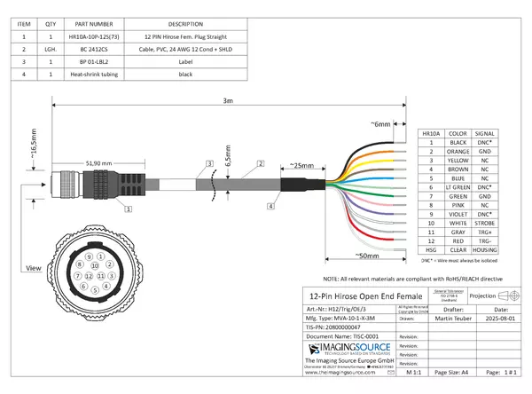 Cable Documentation H12-Trig-OE-3