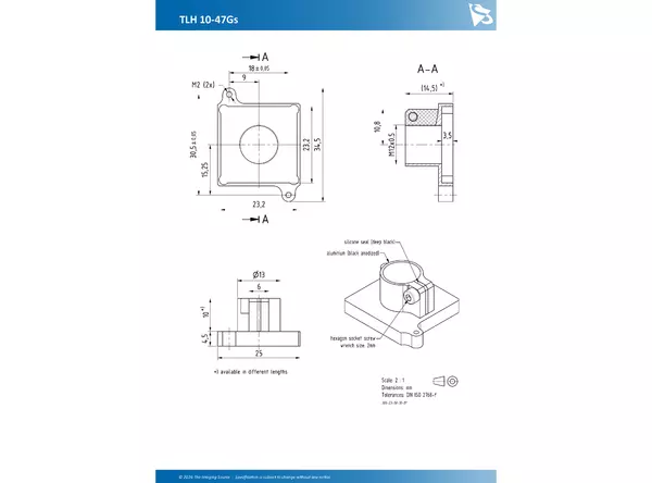 TLH 10 47Gs 47G Lens Technical Data