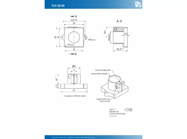 TLH 10 M 36S Lens Technical Data