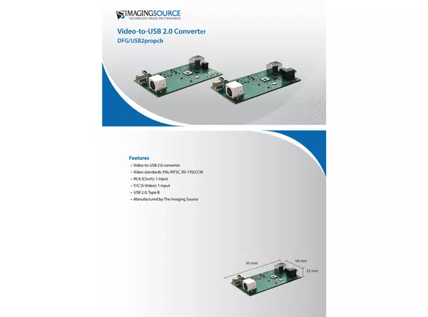 Video-to-USB 2.0 Converter: DFG/USB2propcb