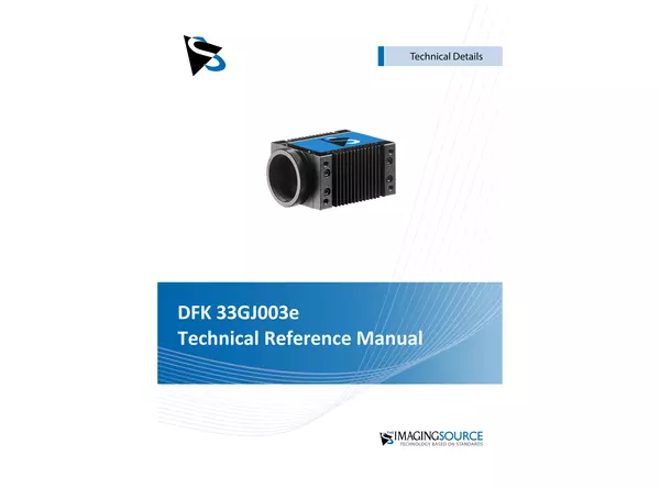 DFK 33GJ003e Technical Reference Manual