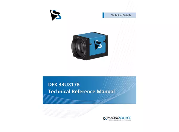 DFK 33UX178 Technical Reference Manual