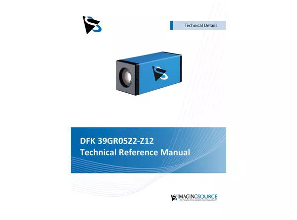 DFK 39GR0522-Z12 Technical Reference Manual