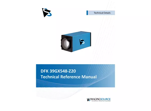 DFK 39GX548-Z20 Technical Reference Manual
