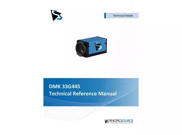 DMK 33G445 Technical Reference Manual