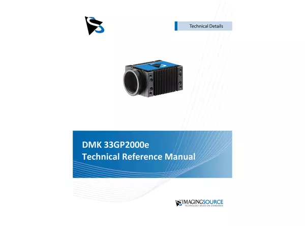 DMK 33GP2000e Technical Reference Manual