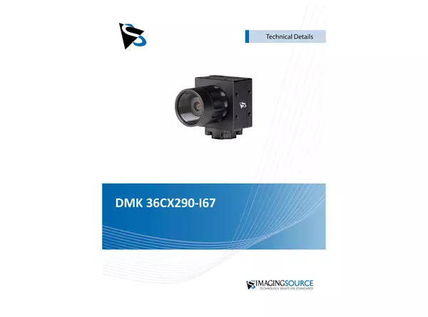 DMK 36CX290-I67 Technical Reference Manual