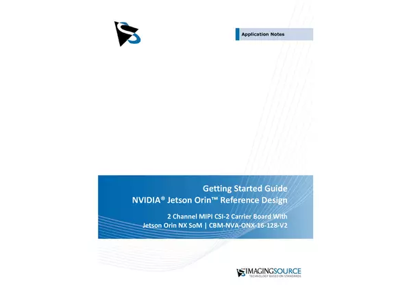 Getting Started Guide NVIDIA® Jetson Orin™