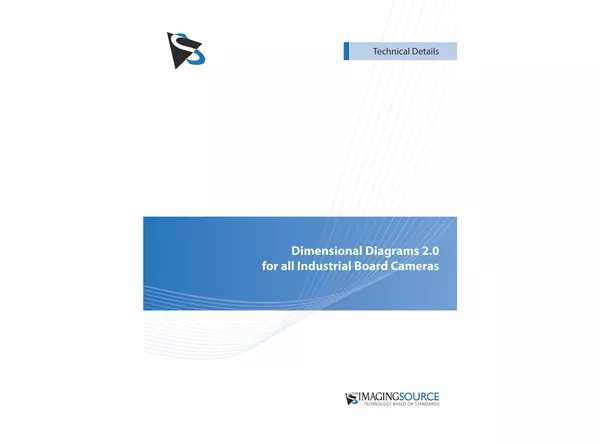 Dimensional Diagrams 2.0 for all Industrial Board Cameras