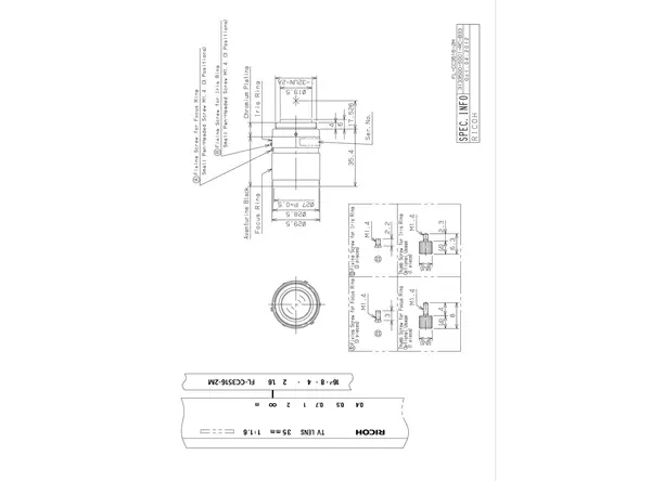 Datasheet for FL-CC3516-2M Lens